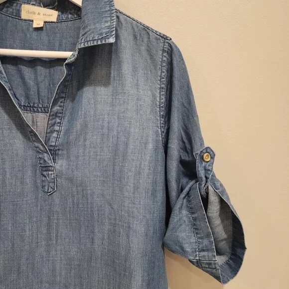 Cloth and Stone Tencel Dress - Size M - Picture 3 of 6